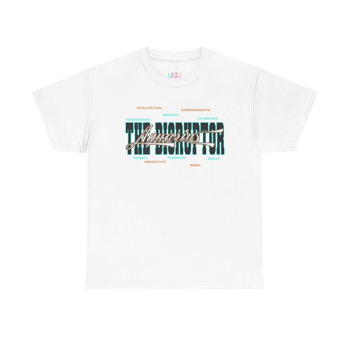 Aquarius Graphic Tee — "Different On Purpose" Casual Streetwear