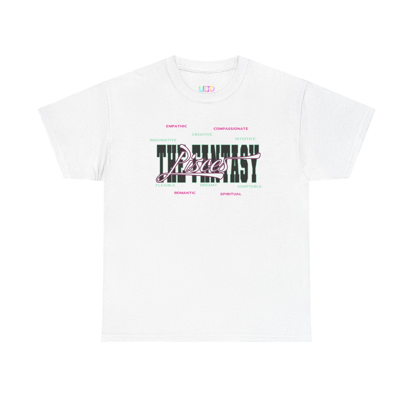 Pisces Dreamer T-Shirt — Astrological Pisces Tee with “Feel It. Dream It. Live It.”