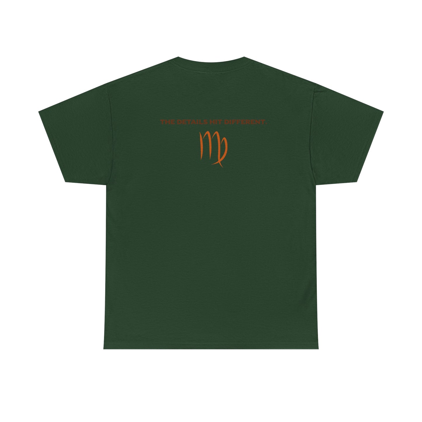 Virgo Graphic Tee — "The Details Hit Different" Astrology Shirt
