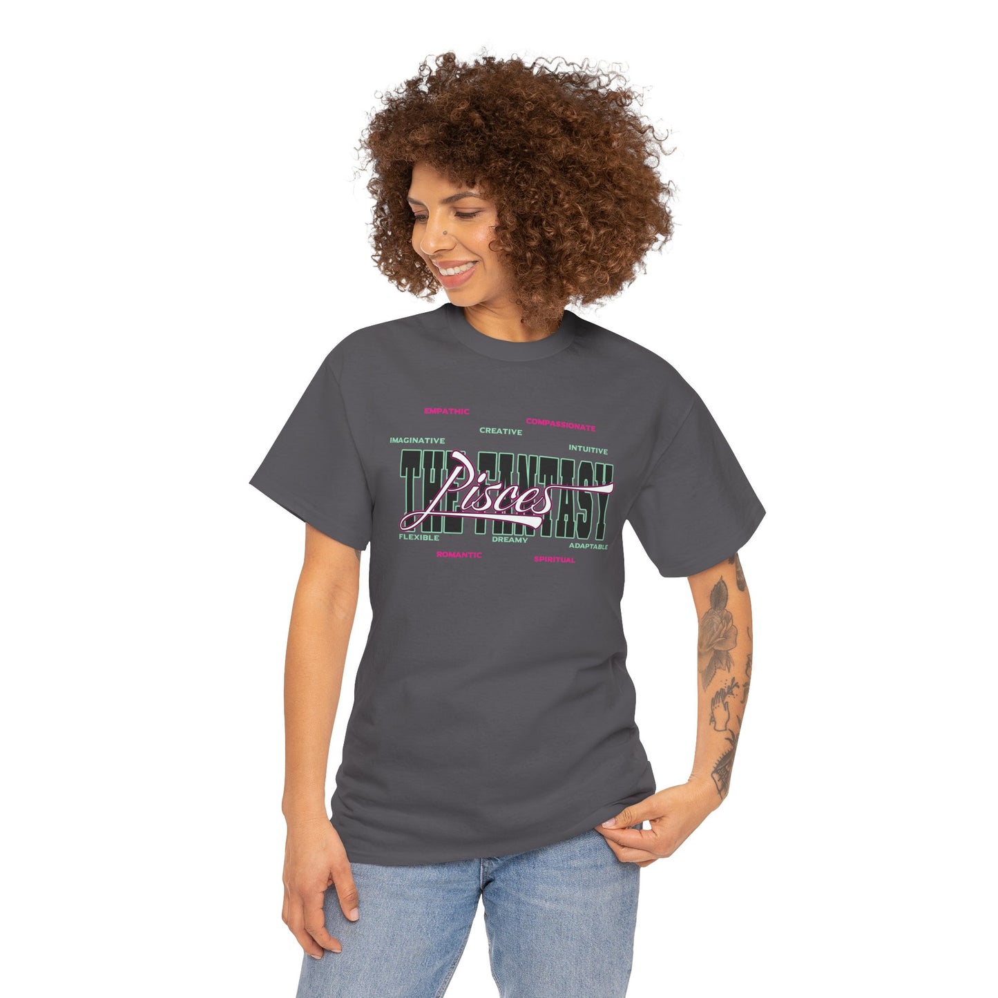Pisces Dreamer T-Shirt — Astrological Pisces Tee with “Feel It. Dream It. Live It.”