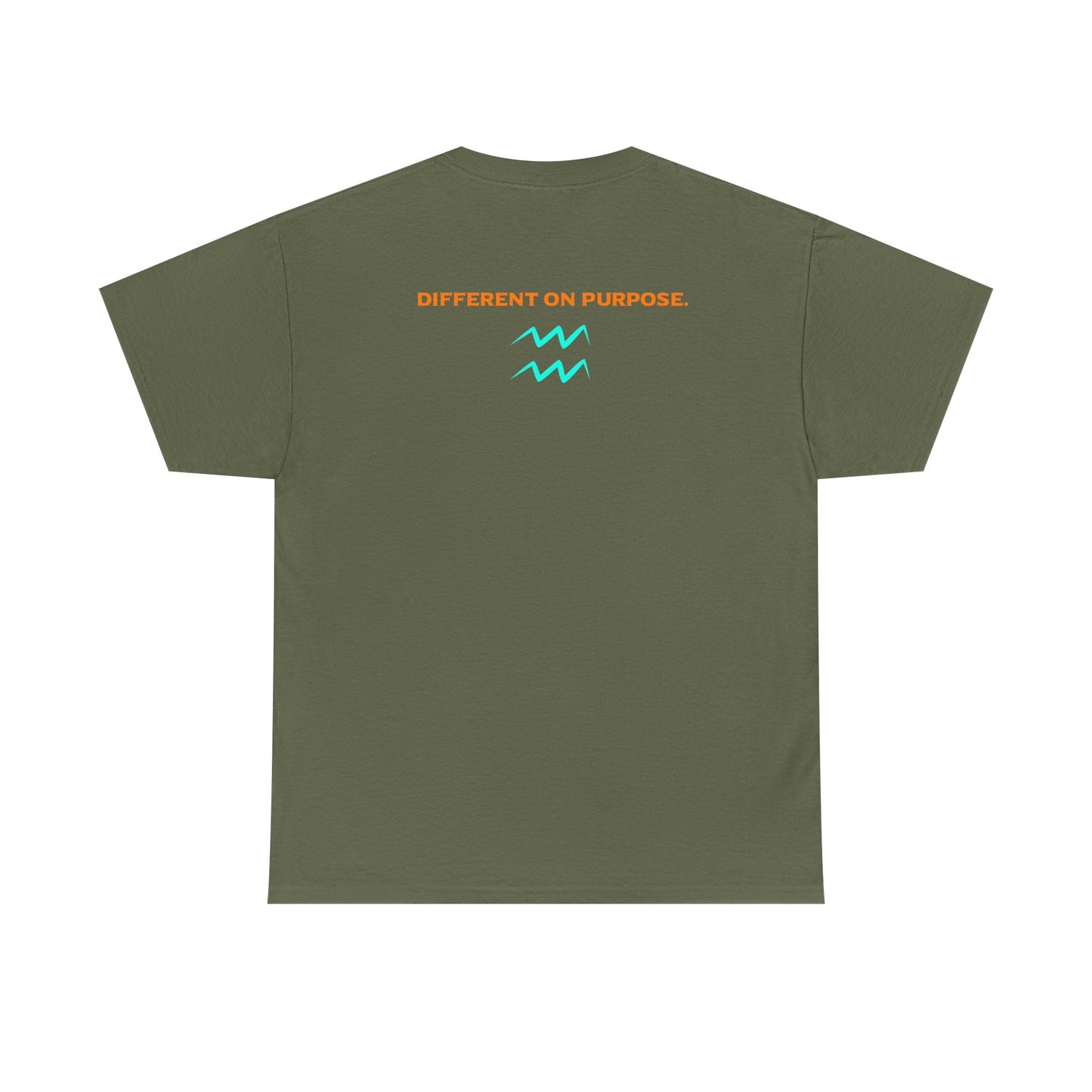 Aquarius Graphic Tee — "Different On Purpose" Casual Streetwear