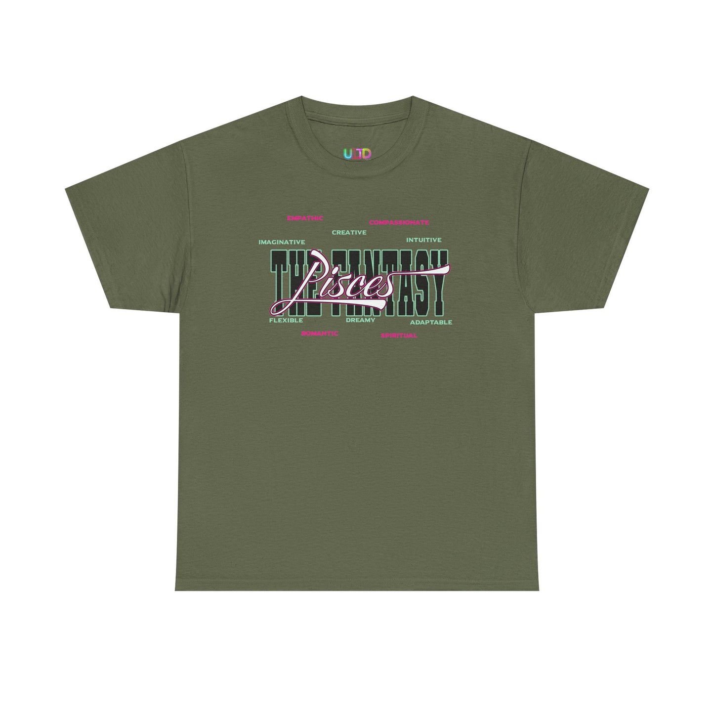 Pisces Dreamer T-Shirt — Astrological Pisces Tee with “Feel It. Dream It. Live It.”