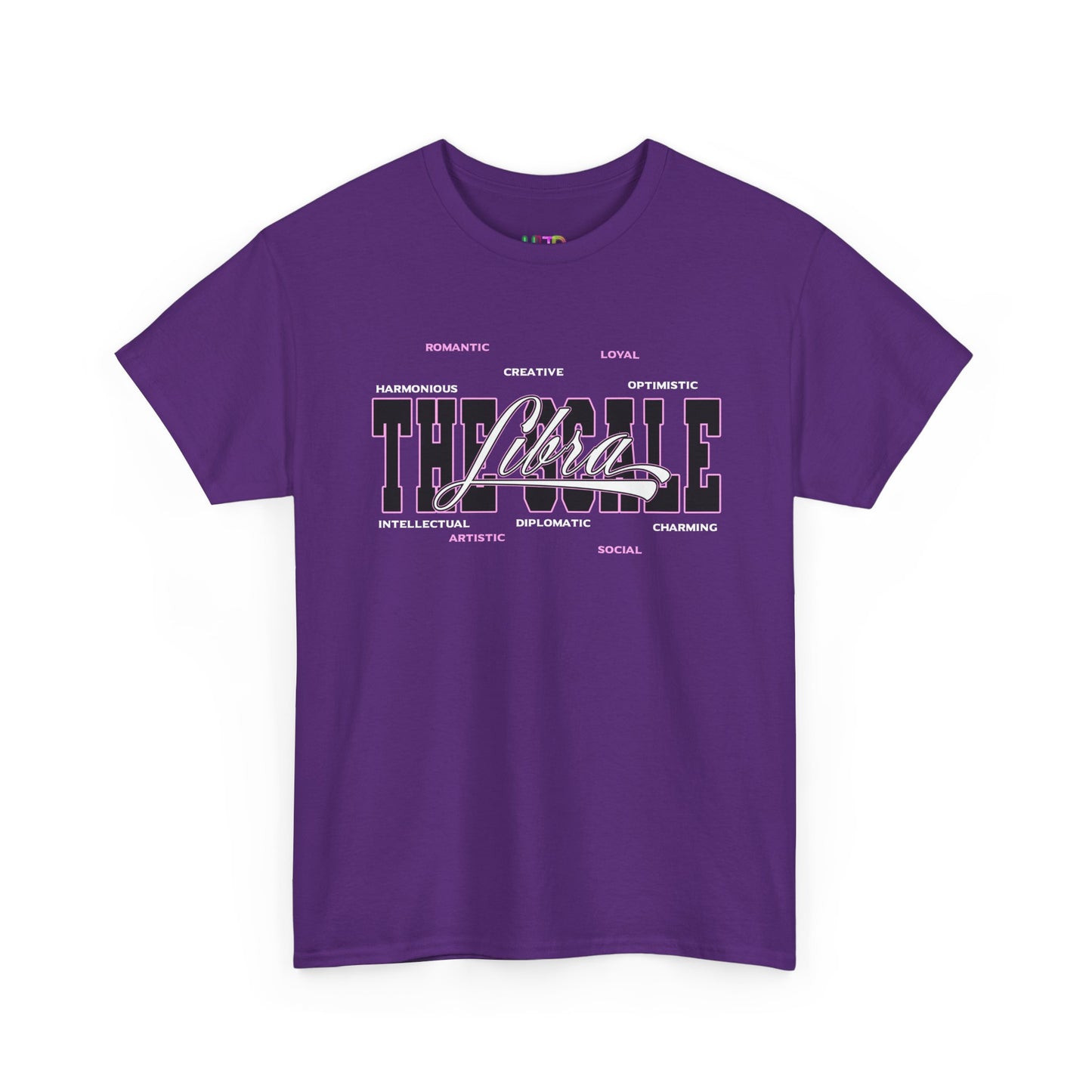 Libra Zodiac T‑Shirt — 'Balanced by Choice' Pink Graphic Tee