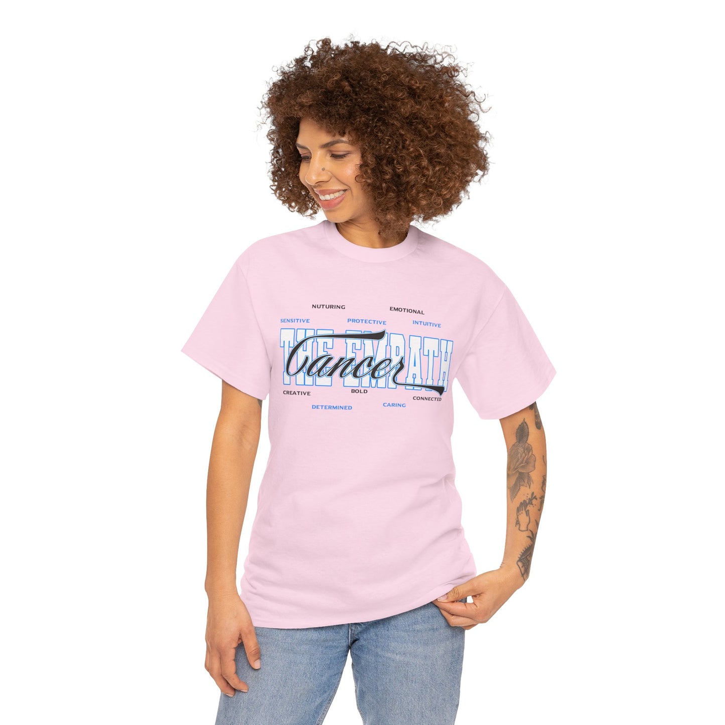 Cancer Zodiac T‑Shirt – 'Soft Heart, Hard Shell, Real Love' Astrological Tee