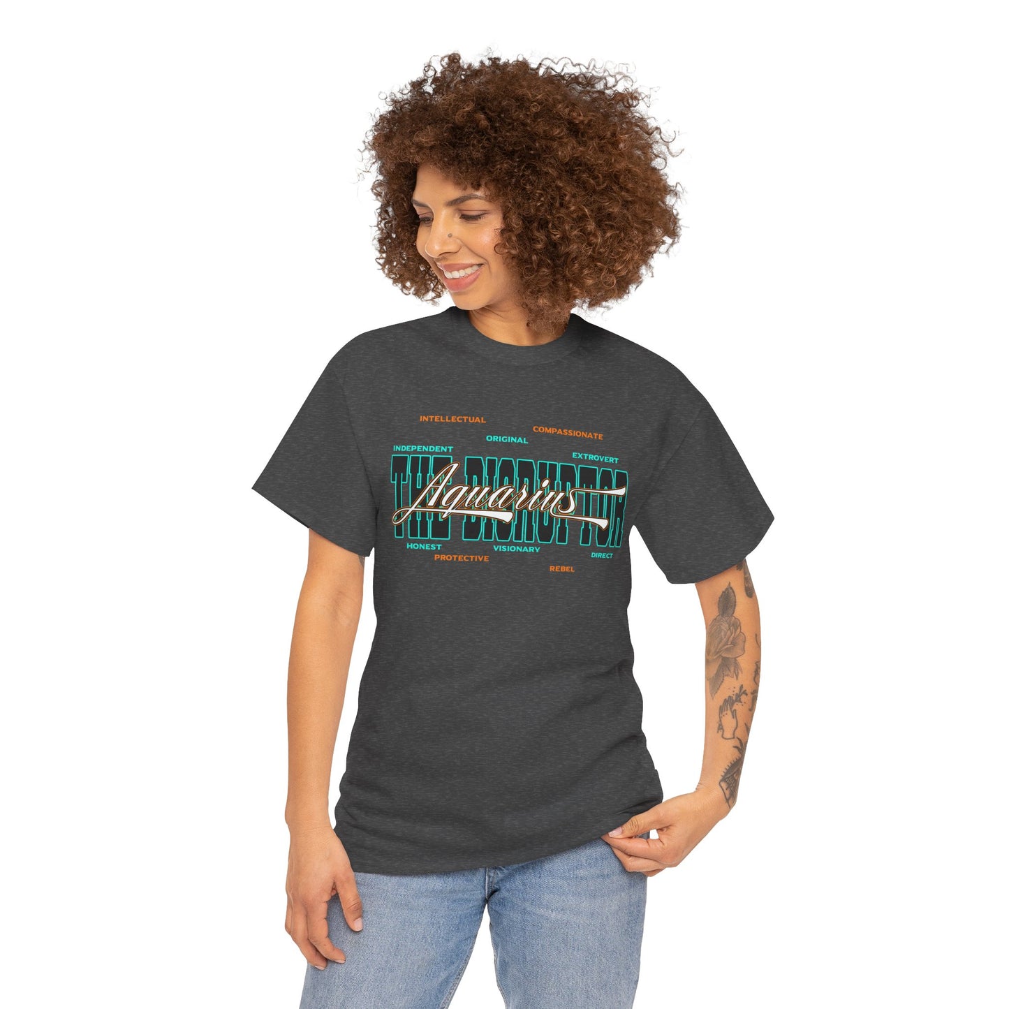 Aquarius Graphic Tee — "Different On Purpose" Casual Streetwear