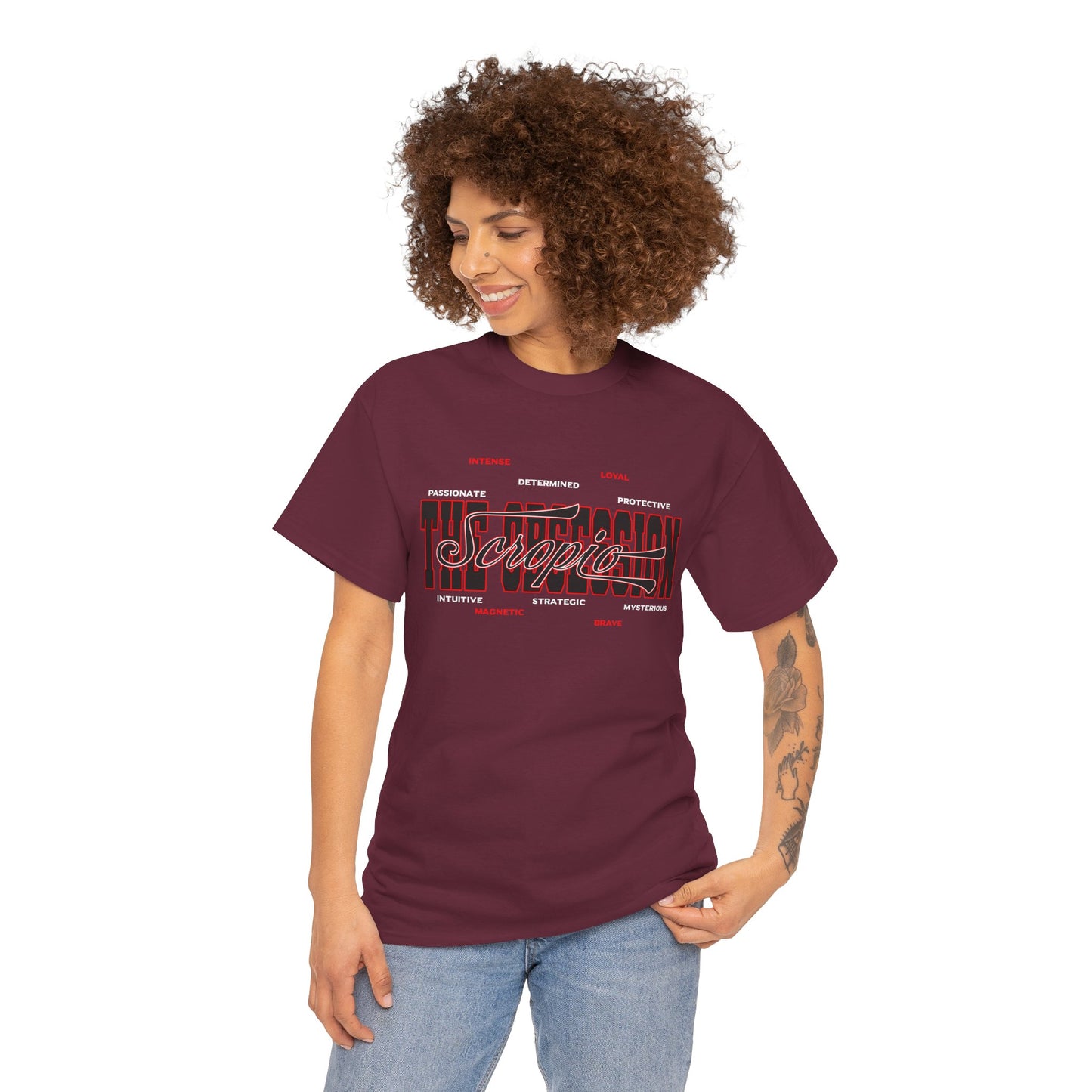 Scorpio Zodiac Tee — “You’ll Feel Me Before You See Me” Black Astrologer Shirt