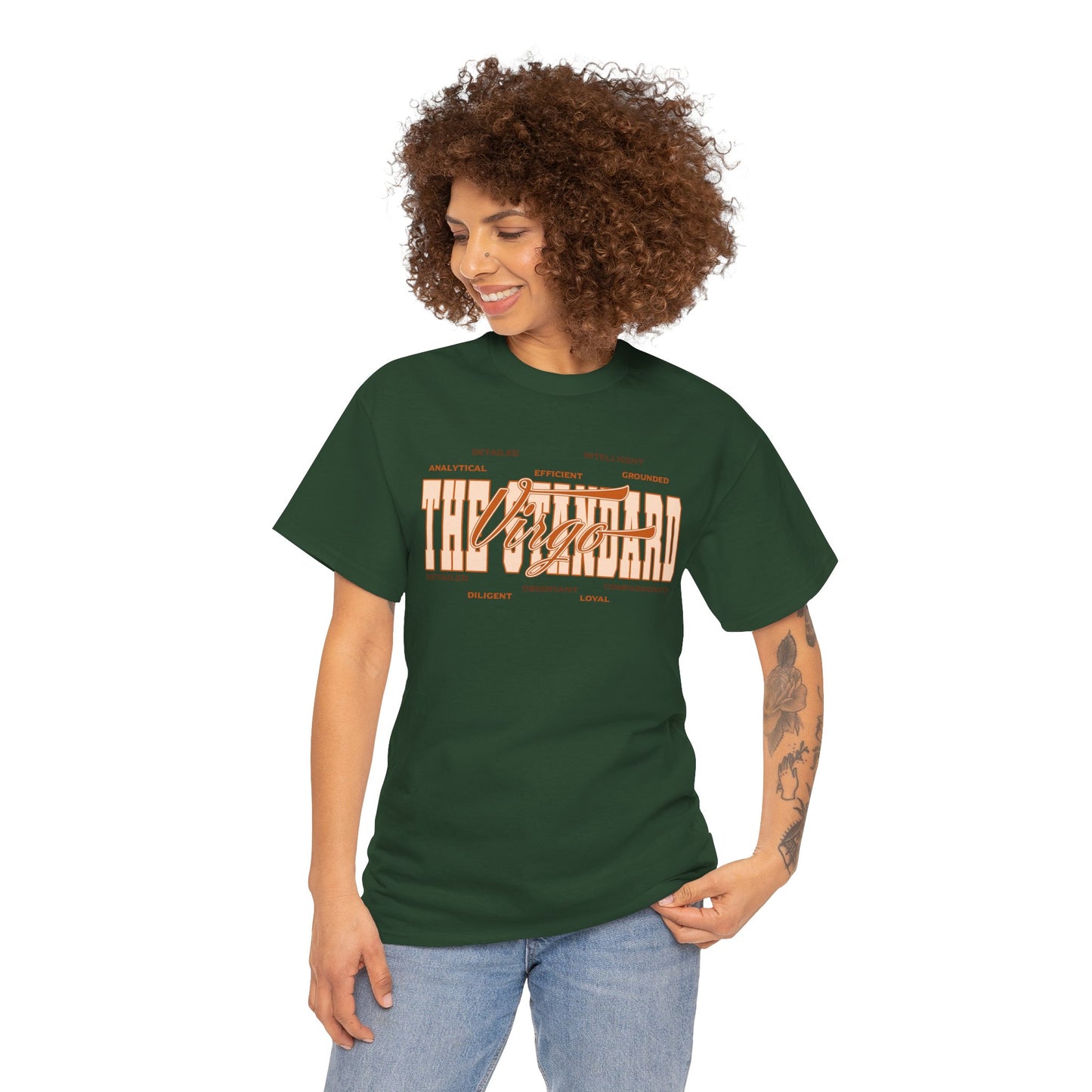 Virgo Graphic Tee — "The Details Hit Different" Astrology Shirt