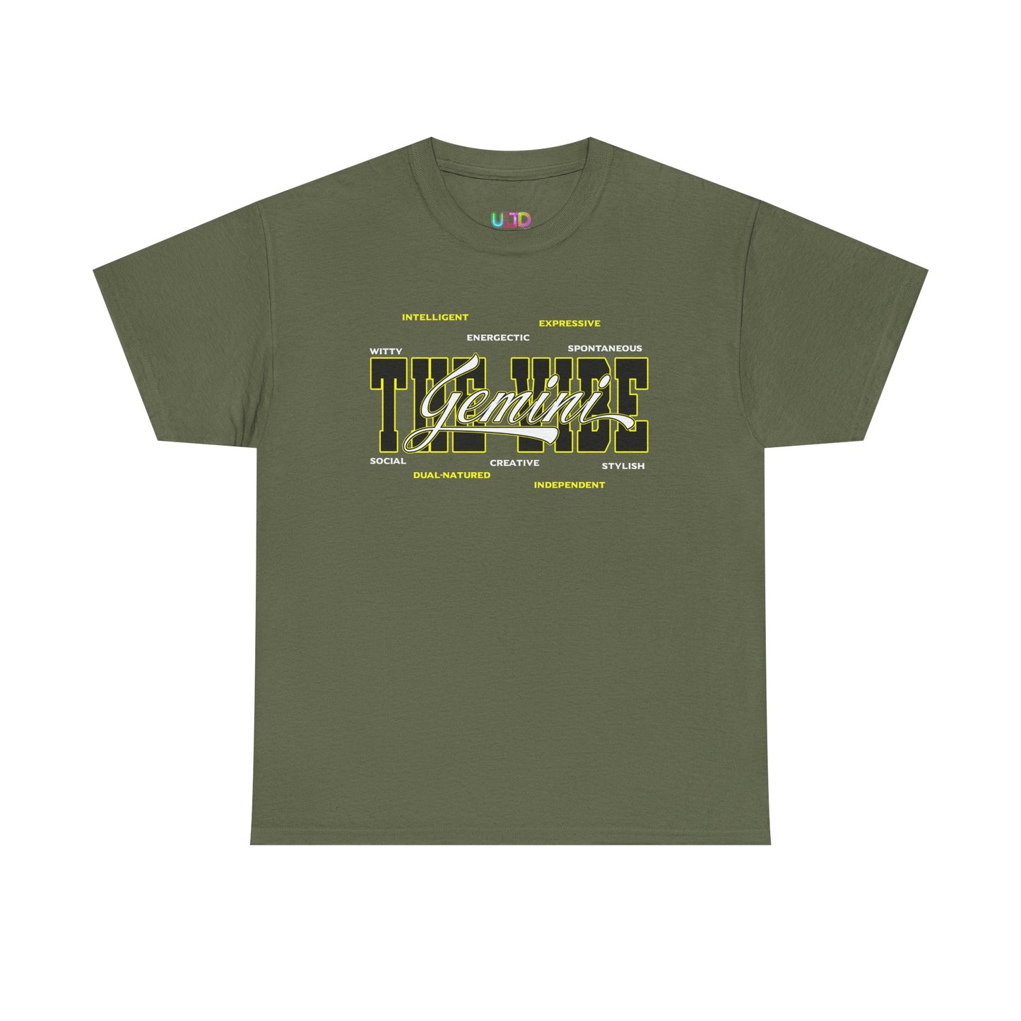 Gemini Zodiac Tee – The Vibe Graphic Astrological Shirt