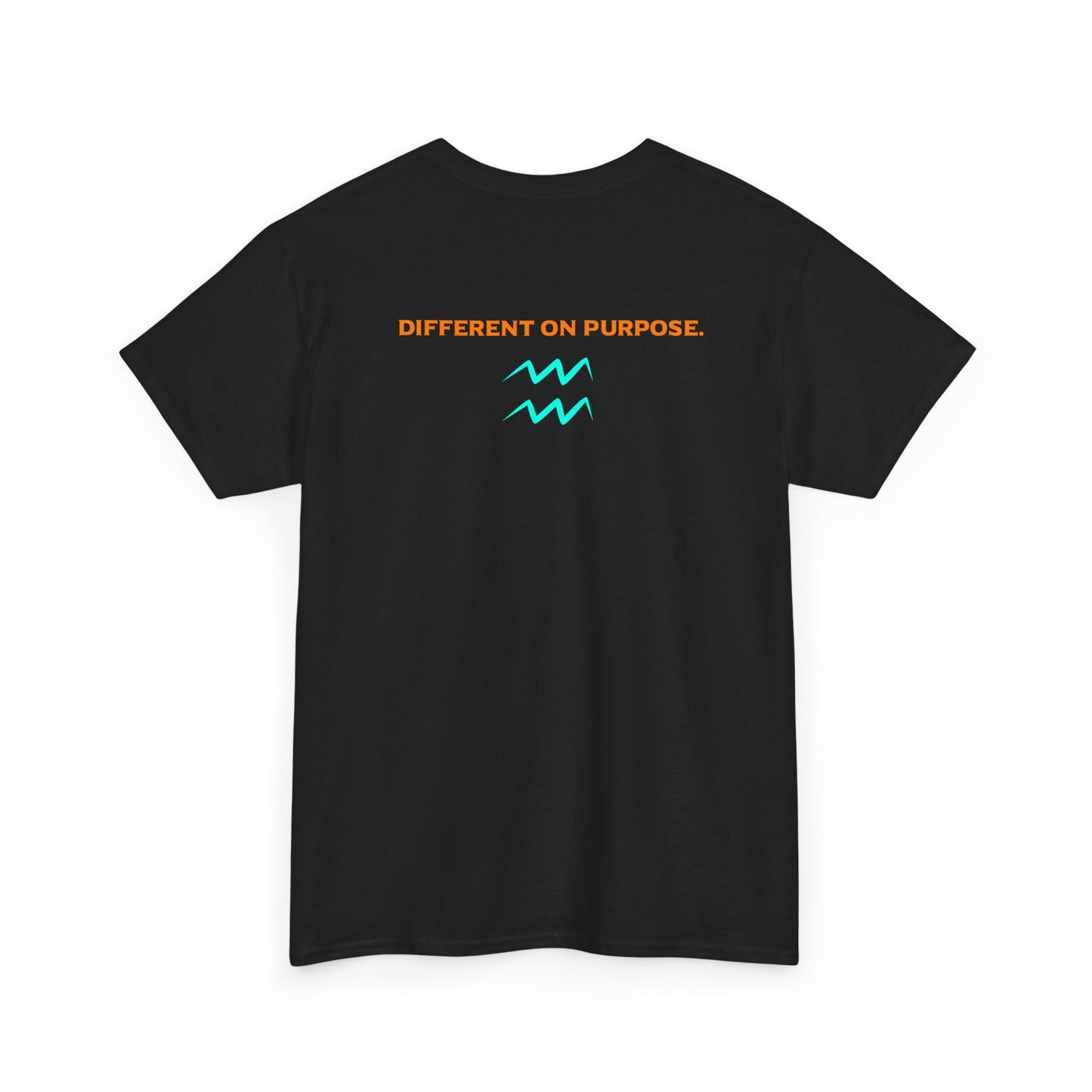 Aquarius Graphic Tee — "Different On Purpose" Casual Streetwear