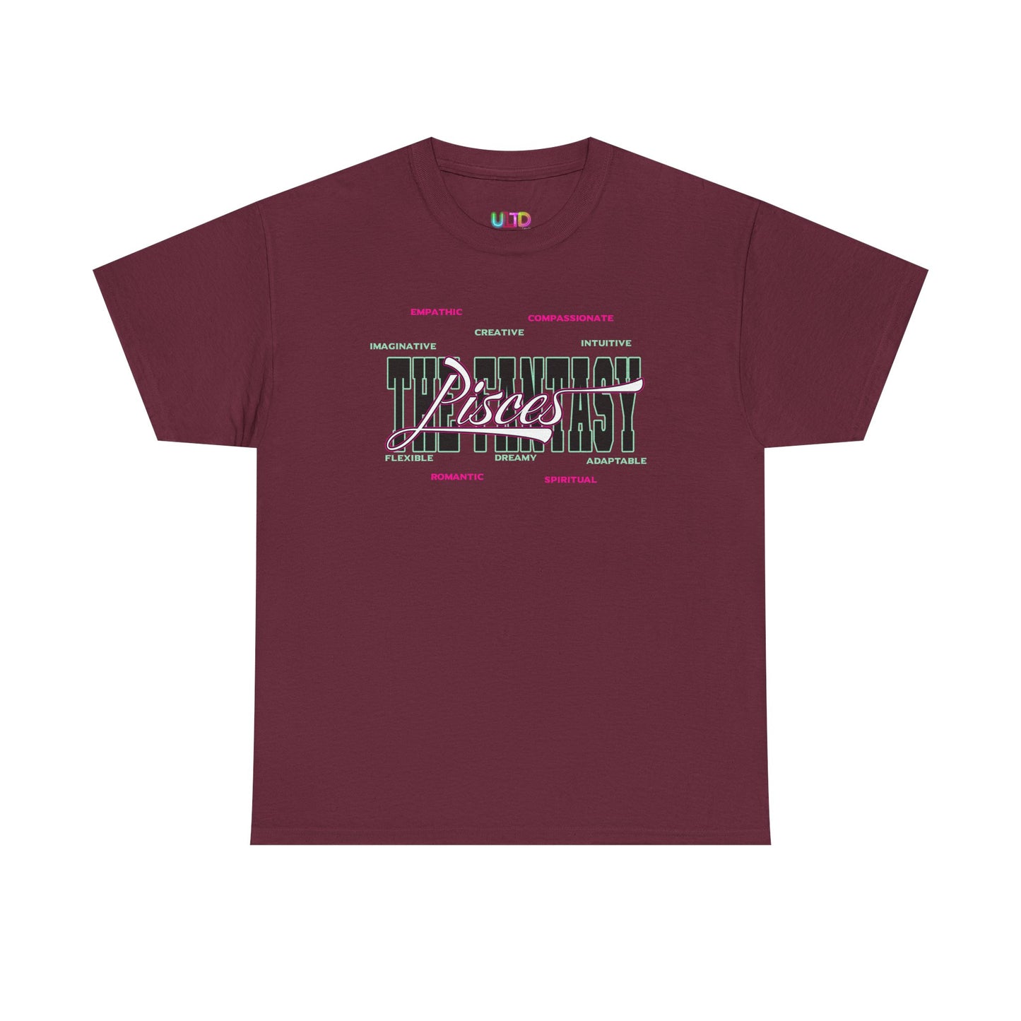 Pisces Dreamer T-Shirt — Astrological Pisces Tee with “Feel It. Dream It. Live It.”