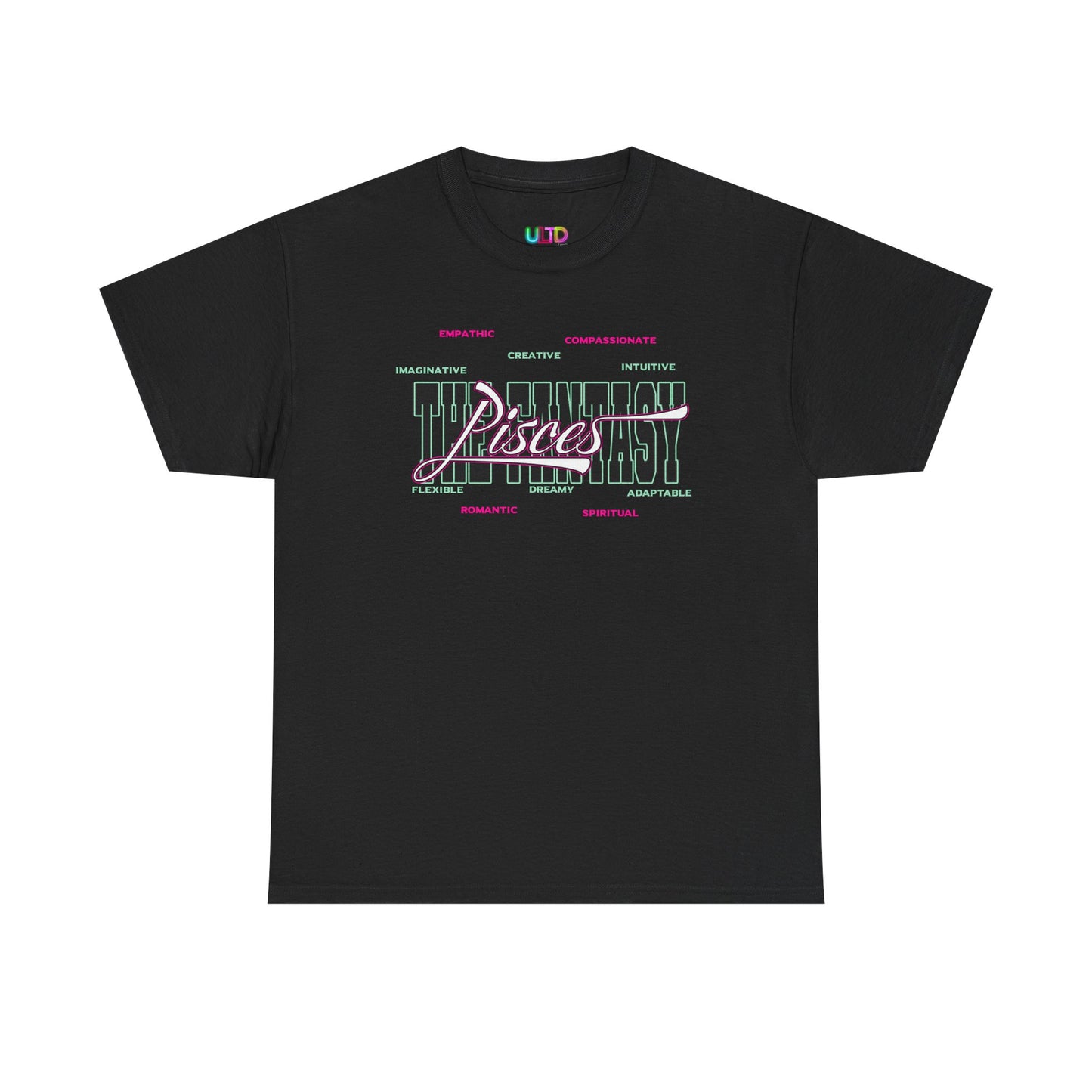 Pisces Dreamer T-Shirt — Astrological Pisces Tee with “Feel It. Dream It. Live It.”