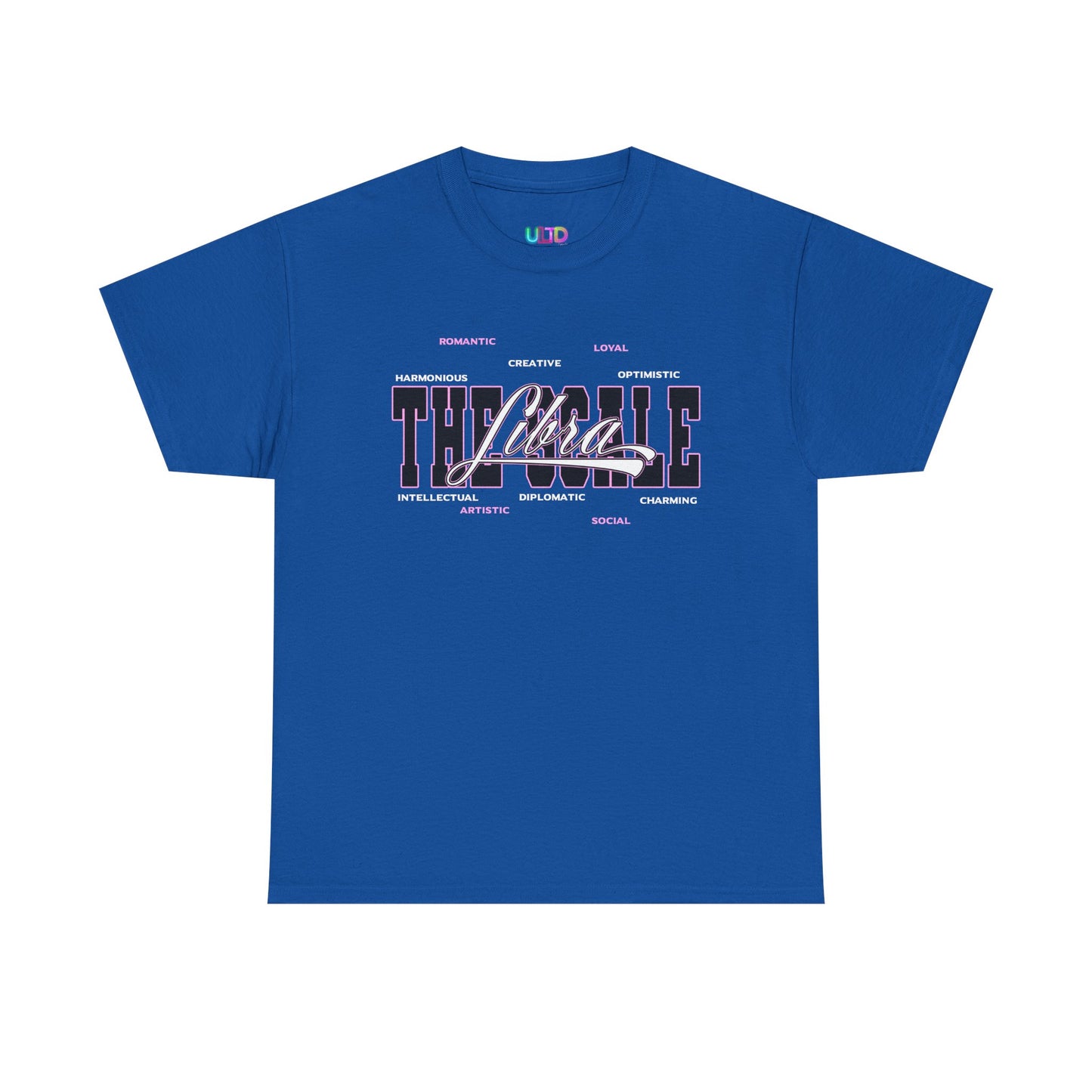 Libra Zodiac T‑Shirt — 'Balanced by Choice' Pink Graphic Tee