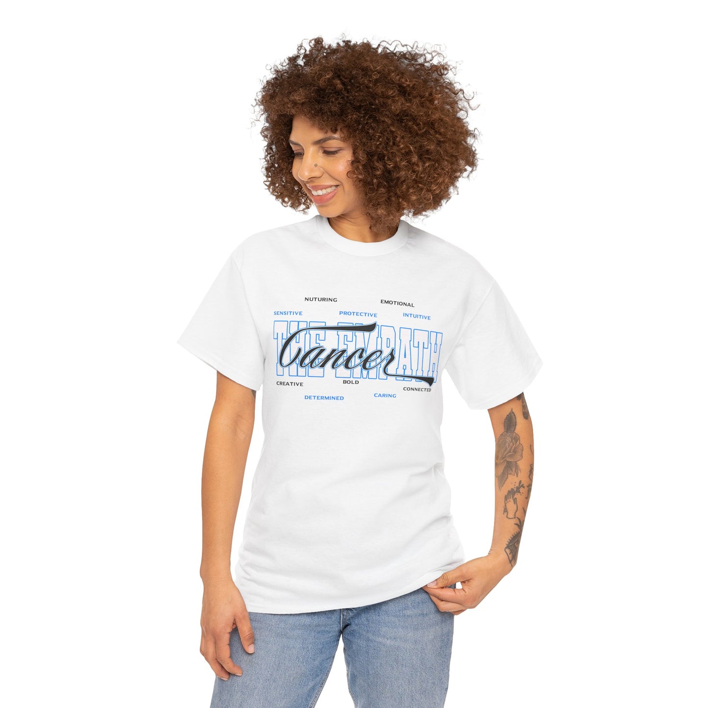 Cancer Zodiac T‑Shirt – 'Soft Heart, Hard Shell, Real Love' Astrological Tee