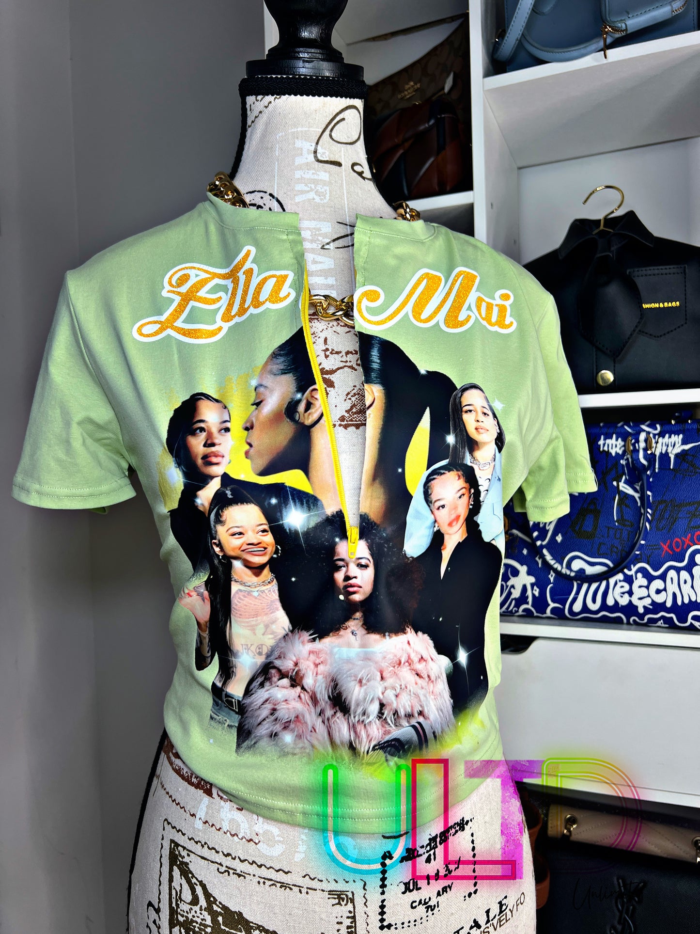The Front Row™️-Ella Mai Edition Cropped Fitted Tee